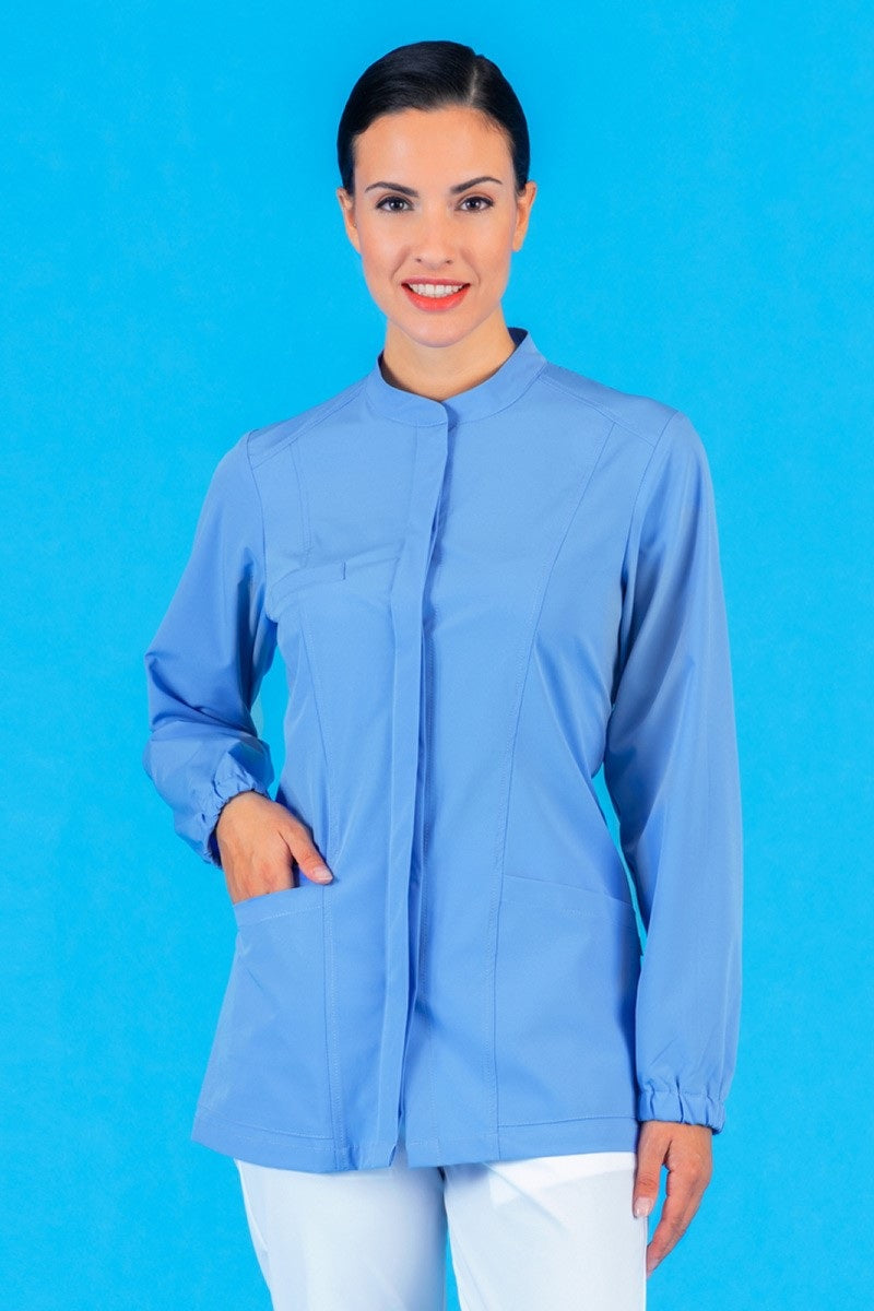 Casacca donna microstretch collo coreana 4-Pockets Lia