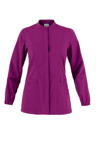 Casacca donna microstretch collo coreana 4-Pockets Lia - 2