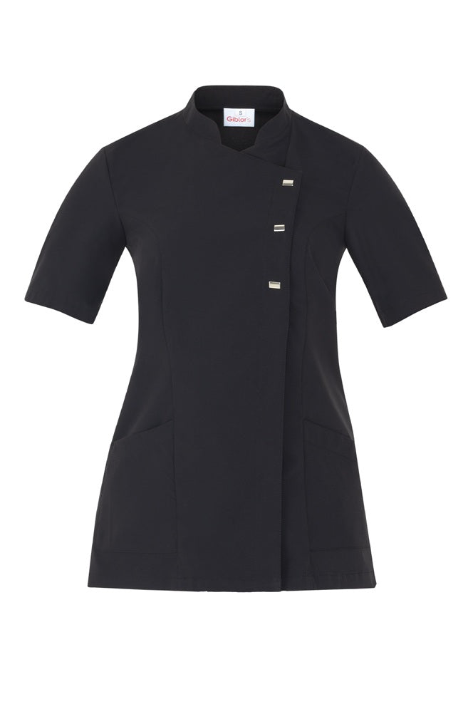 Casacca donna microstretch collo coreana 2-Pockets Greta