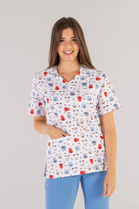 Casacca unisex microfibra fantasia 3-Pockets Ada