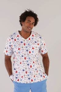 Casacca unisex microfibra fantasia 3-Pockets Ada