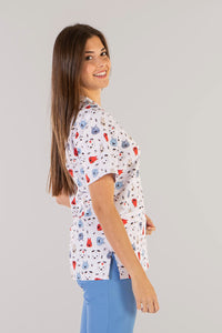 Casacca unisex microfibra fantasia 3-Pockets Ada