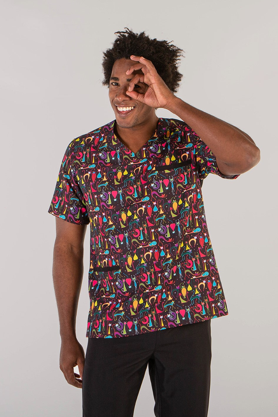 Casacca unisex microfibra fantasia 3-Pockets Ada