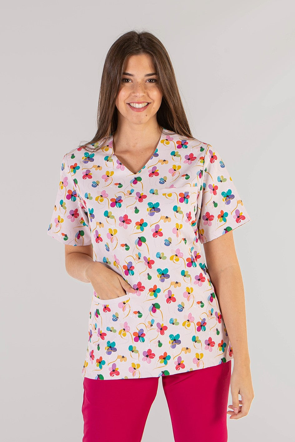 Casacca unisex microfibra fantasia 3-Pockets Ada