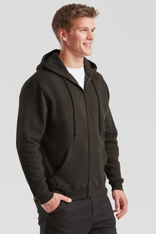 Felpa Fruit of the Loom con cappuccio e zip intera 280 gr - 2