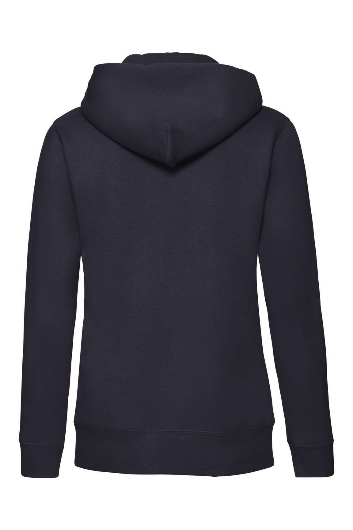 Felpa donna Fruit of the Loom con cappuccio e zip intera 280 gr