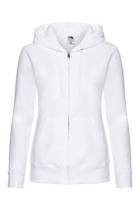 Felpa donna Fruit of the Loom con cappuccio e zip intera 280 gr