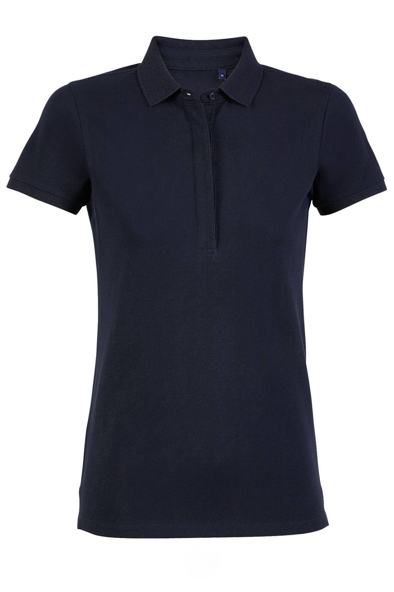 Polo donna cotone abbottonatura nascosta Owen 215 gr