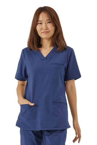 Casacca donna imperial con scollo a V 3-Pockets Lotus - 2