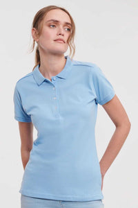 Polo donna cotone elasticizzato Stretch 210 gr