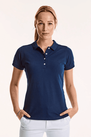 Polo donna cotone elasticizzato Stretch 210 gr