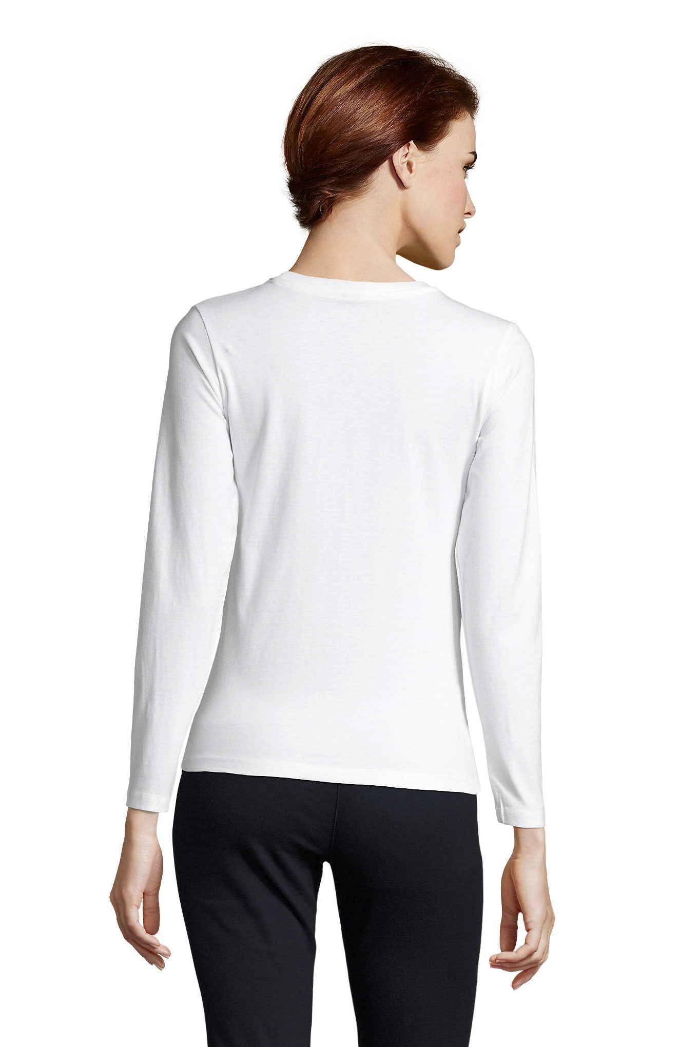 T-shirt donna cotone girocollo Imperial LSL 190 gr