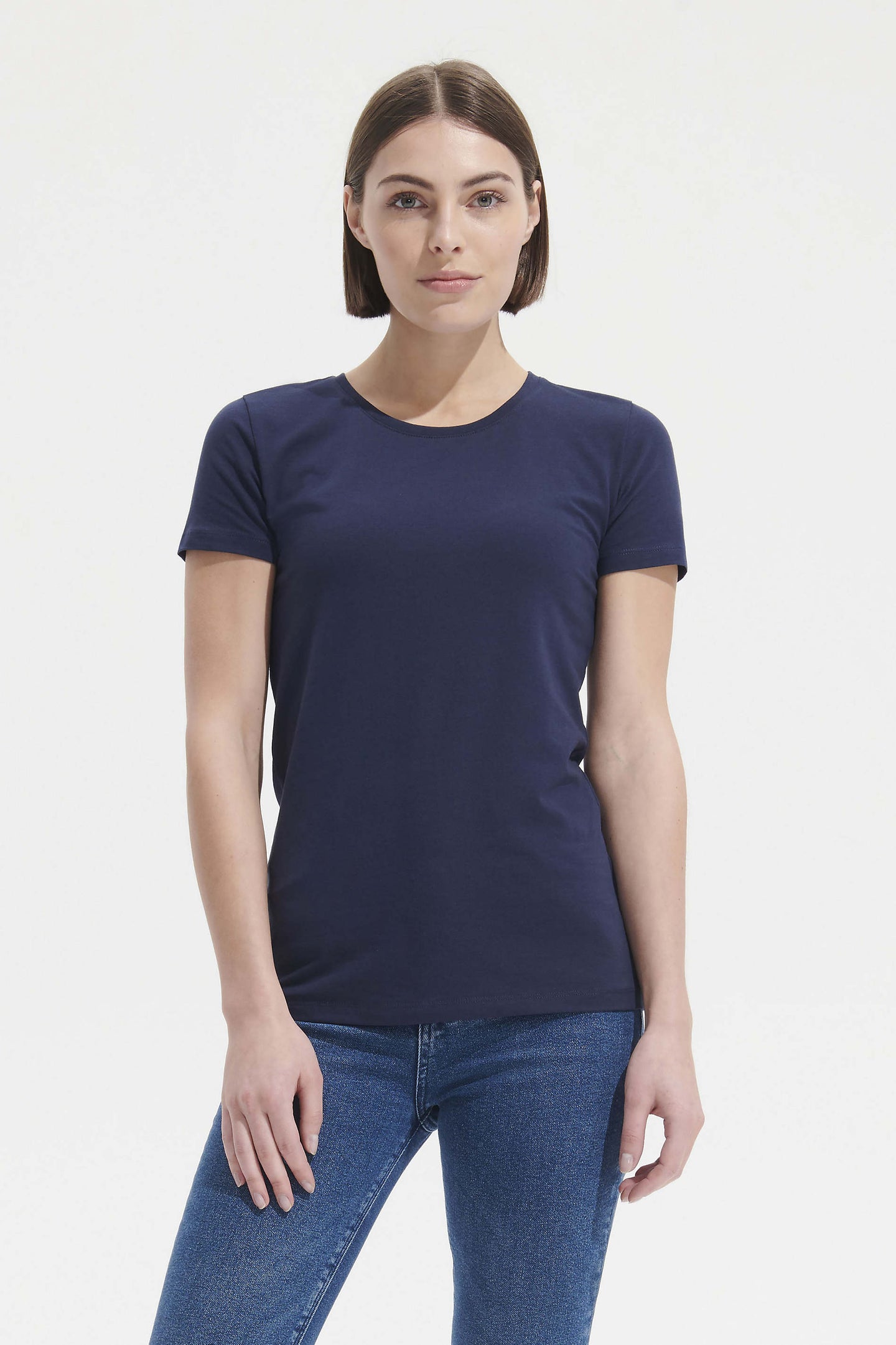 T-shirt donna cotone stretch Millenium 190 gr
