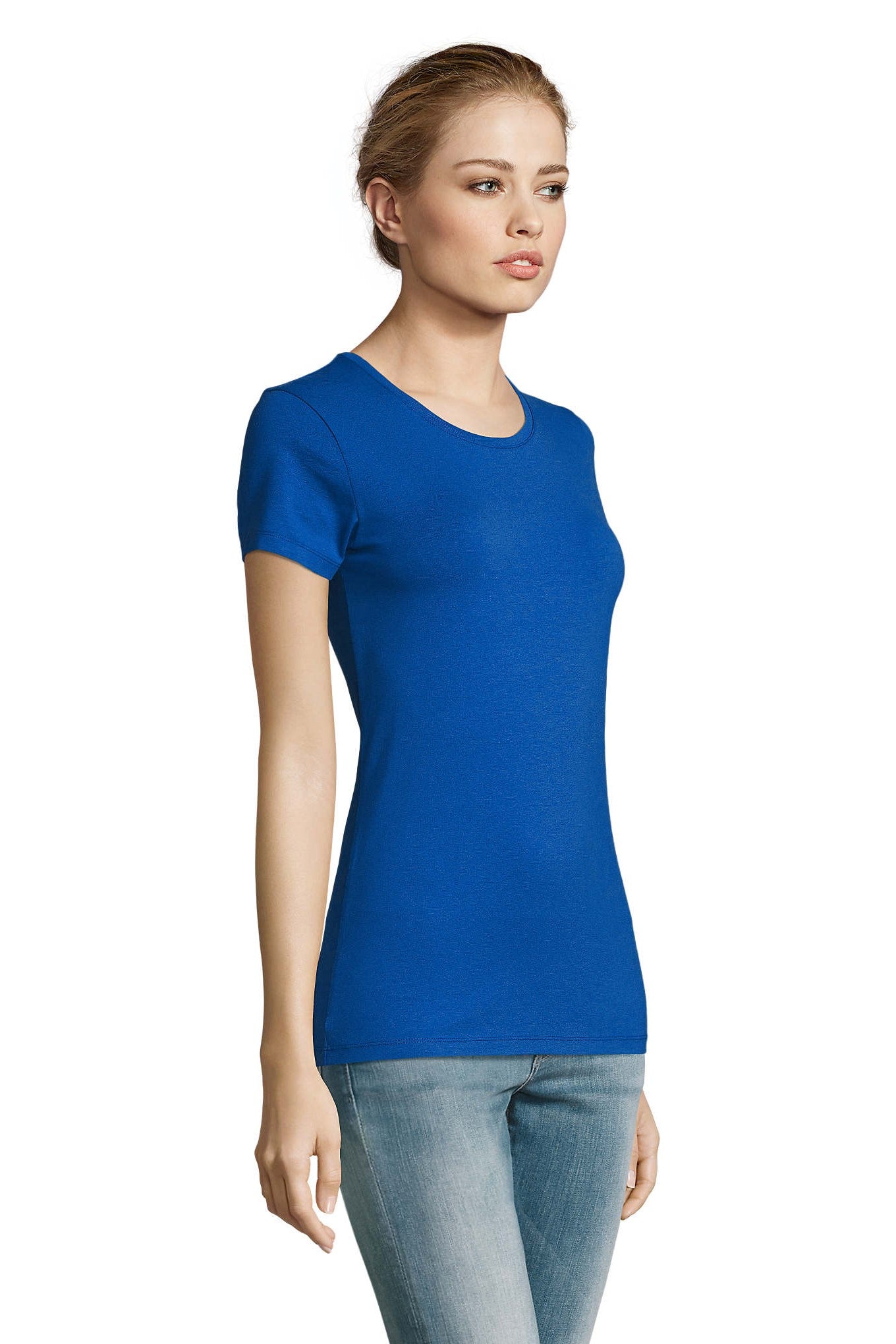 T-shirt donna cotone stretch Millenium 190 gr