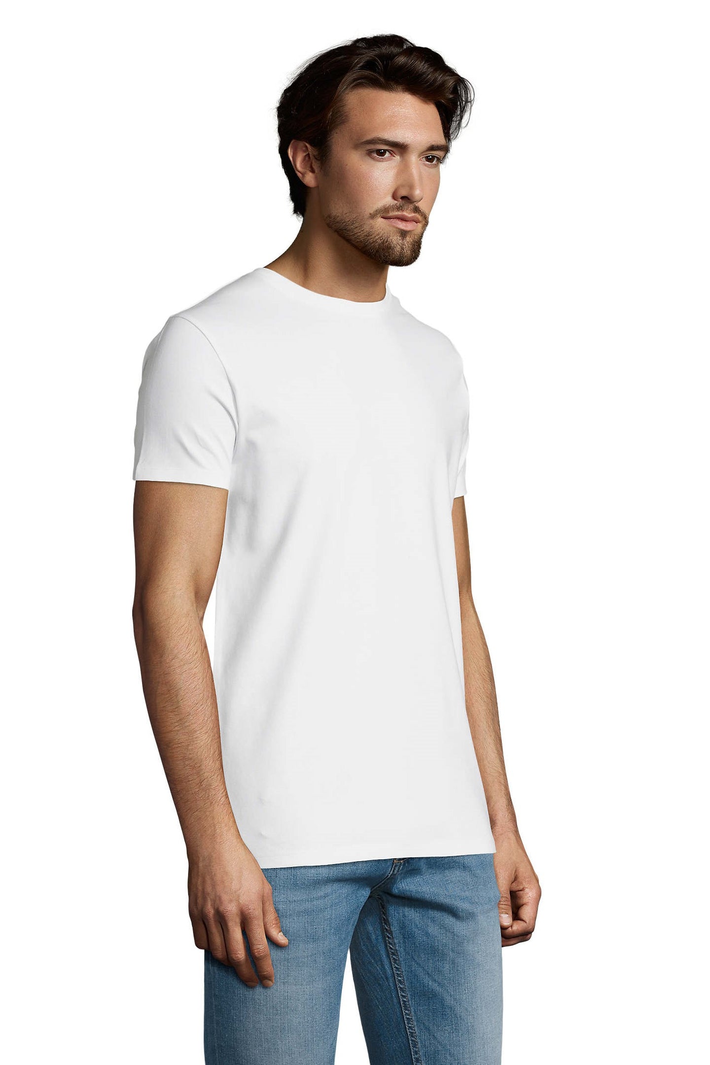 T-shirt uomo slim cotone stretch Millenium 190 gr