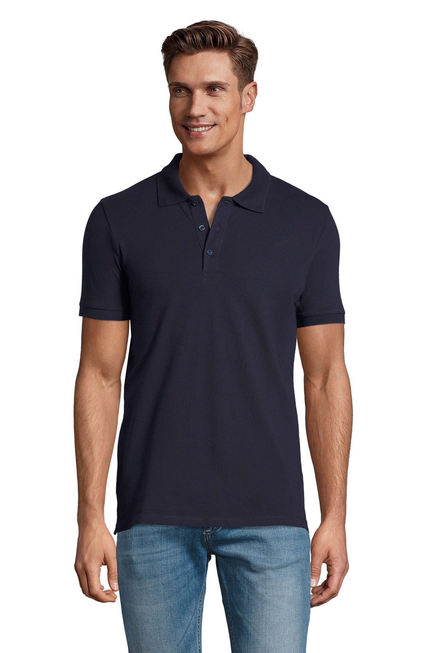 Polo uomo cotone stretch Phoenix 220 gr