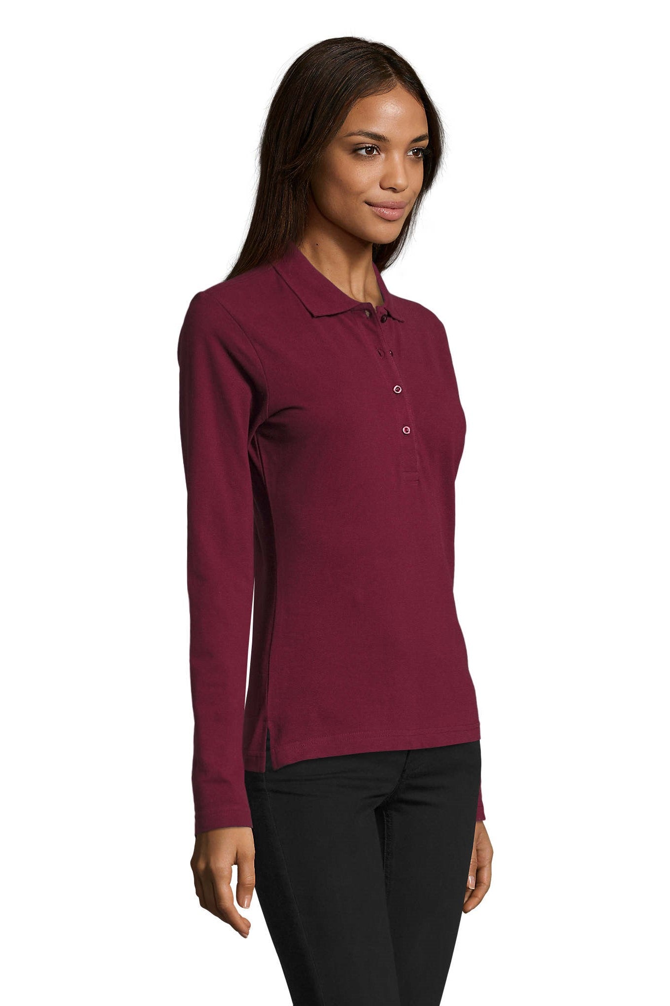 Polo donna cotone Podium 210 gr