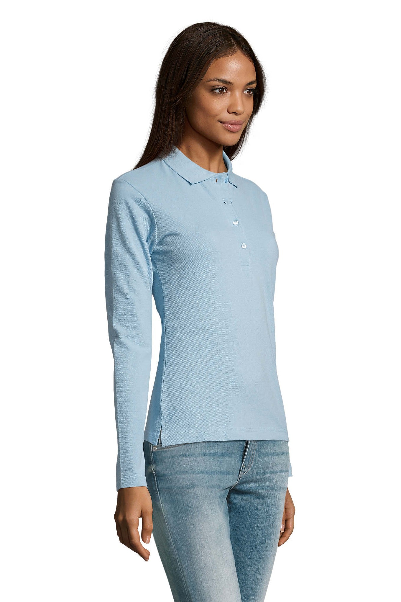 Polo donna cotone Podium 210 gr