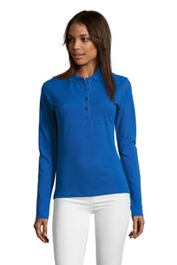 Polo donna cotone Podium 210 gr