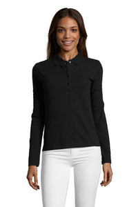 Polo donna cotone Podium 210 gr