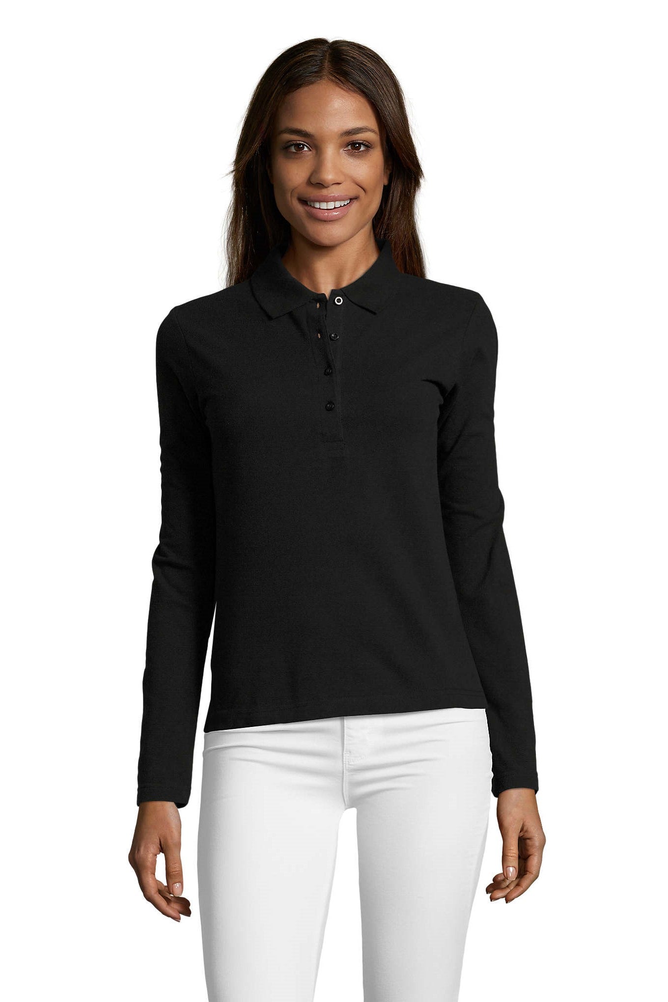 Polo donna cotone Podium 210 gr