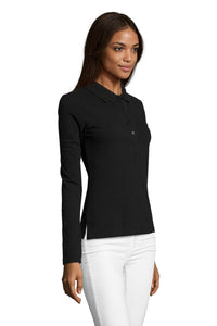 Polo donna cotone Podium 210 gr