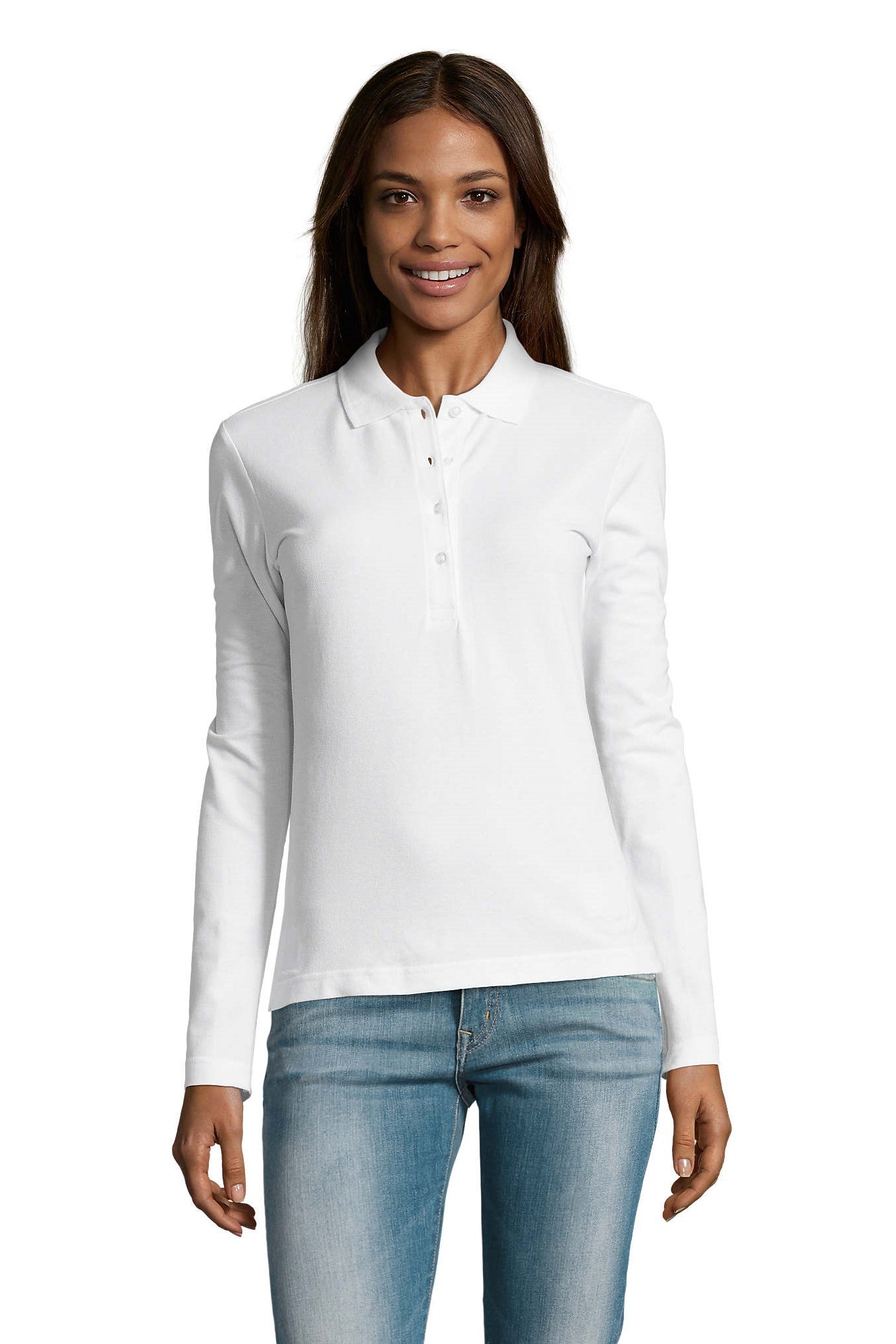 Polo donna cotone Podium 210 gr