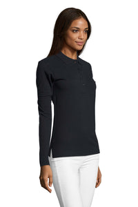 Polo donna cotone Podium 210 gr