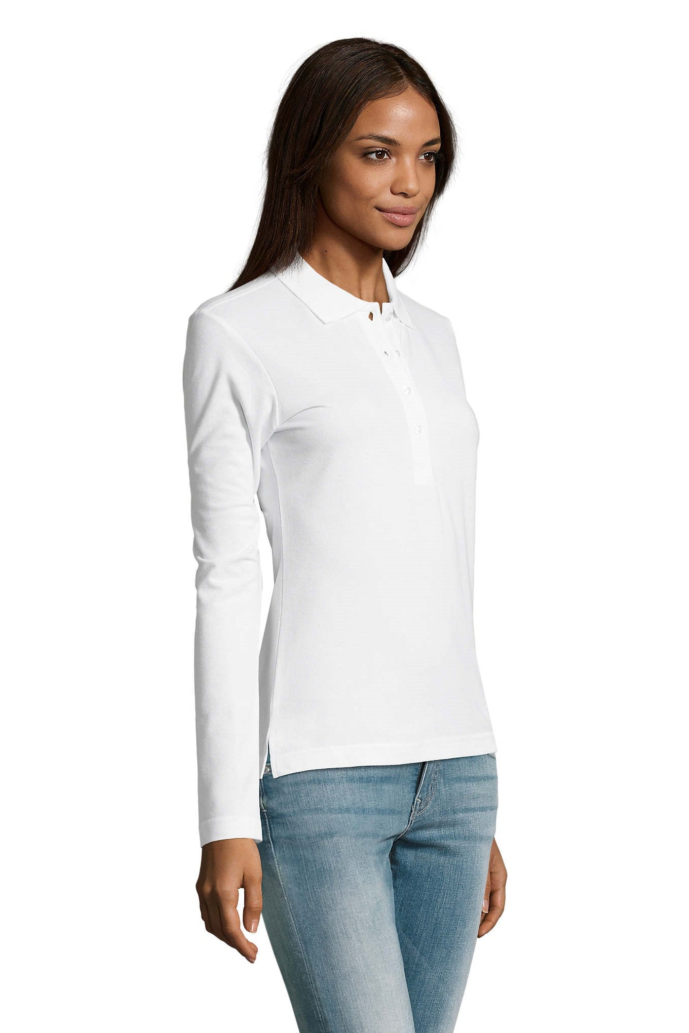 Polo donna cotone Podium 210 gr