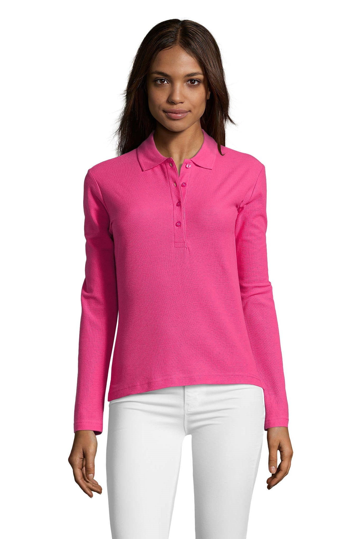 Polo donna cotone Podium 210 gr