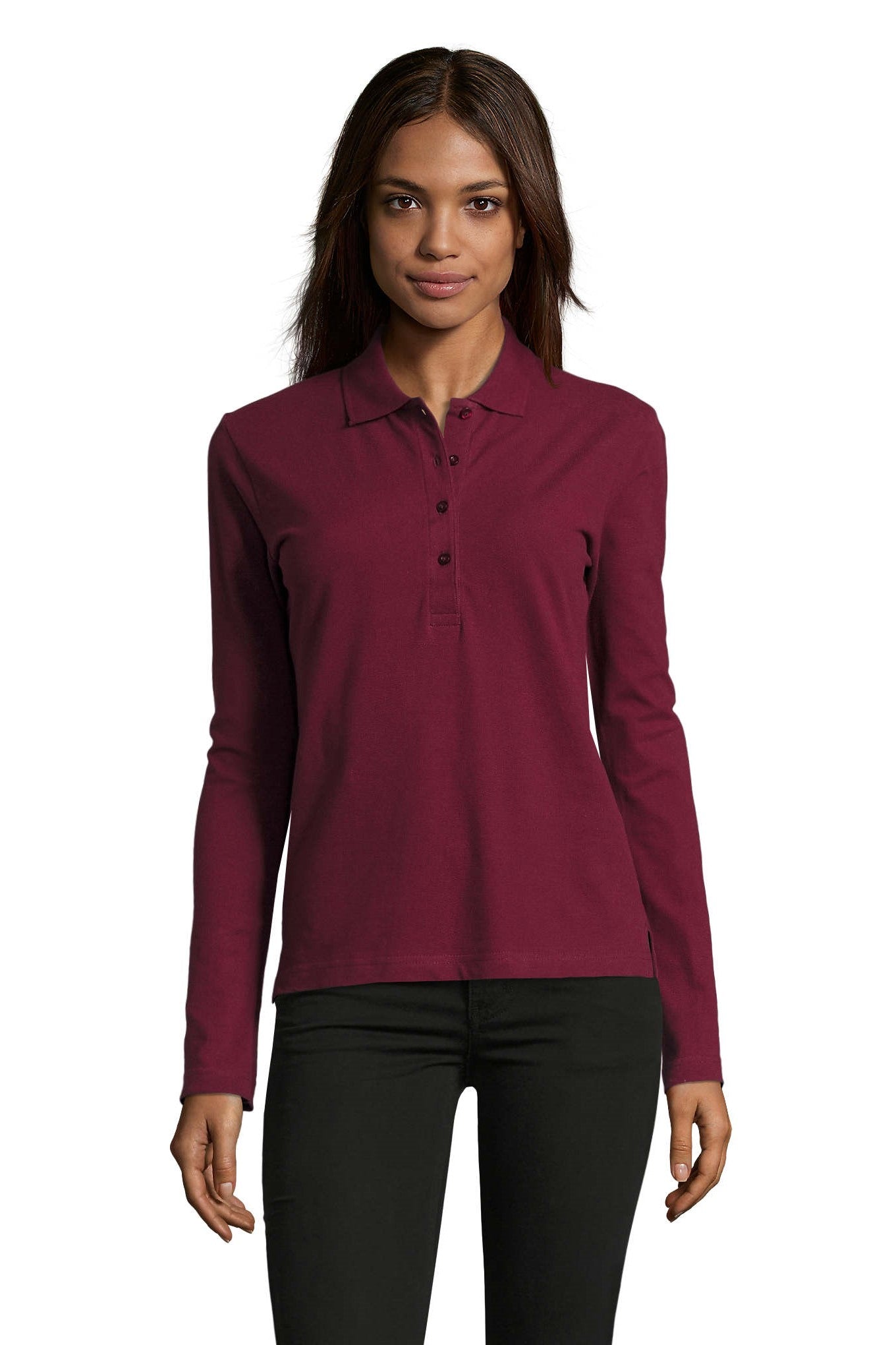 Polo donna cotone Podium 210 gr