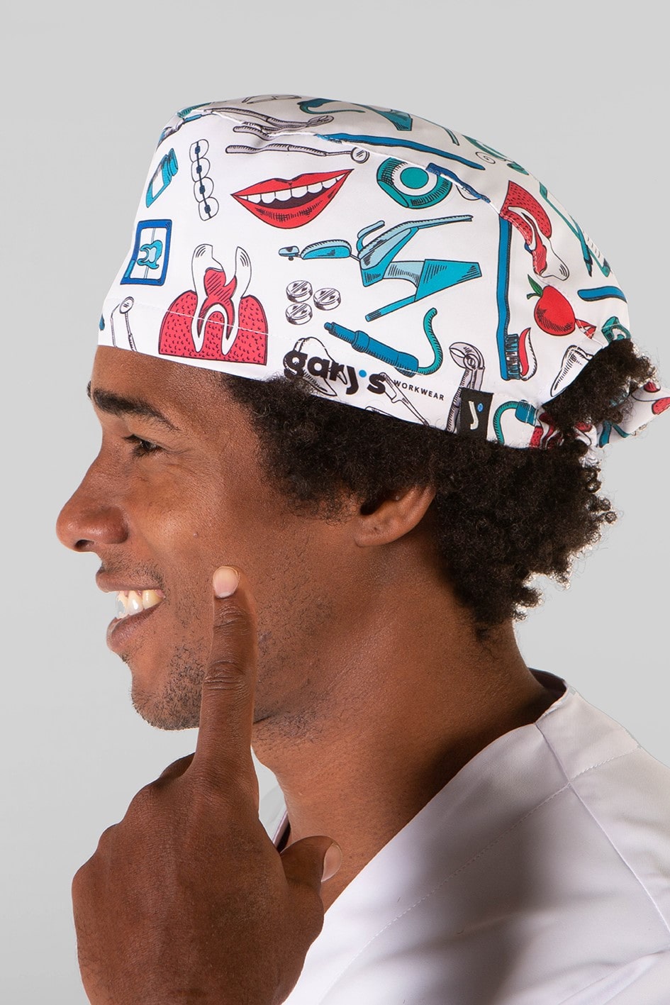 Bandana unisex microfibra fantasia con lacci