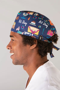 Bandana unisex microfibra fantasia con lacci