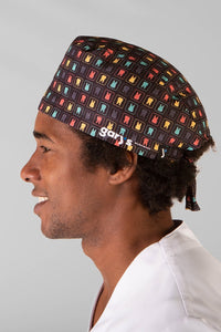 Bandana unisex microfibra fantasia con lacci