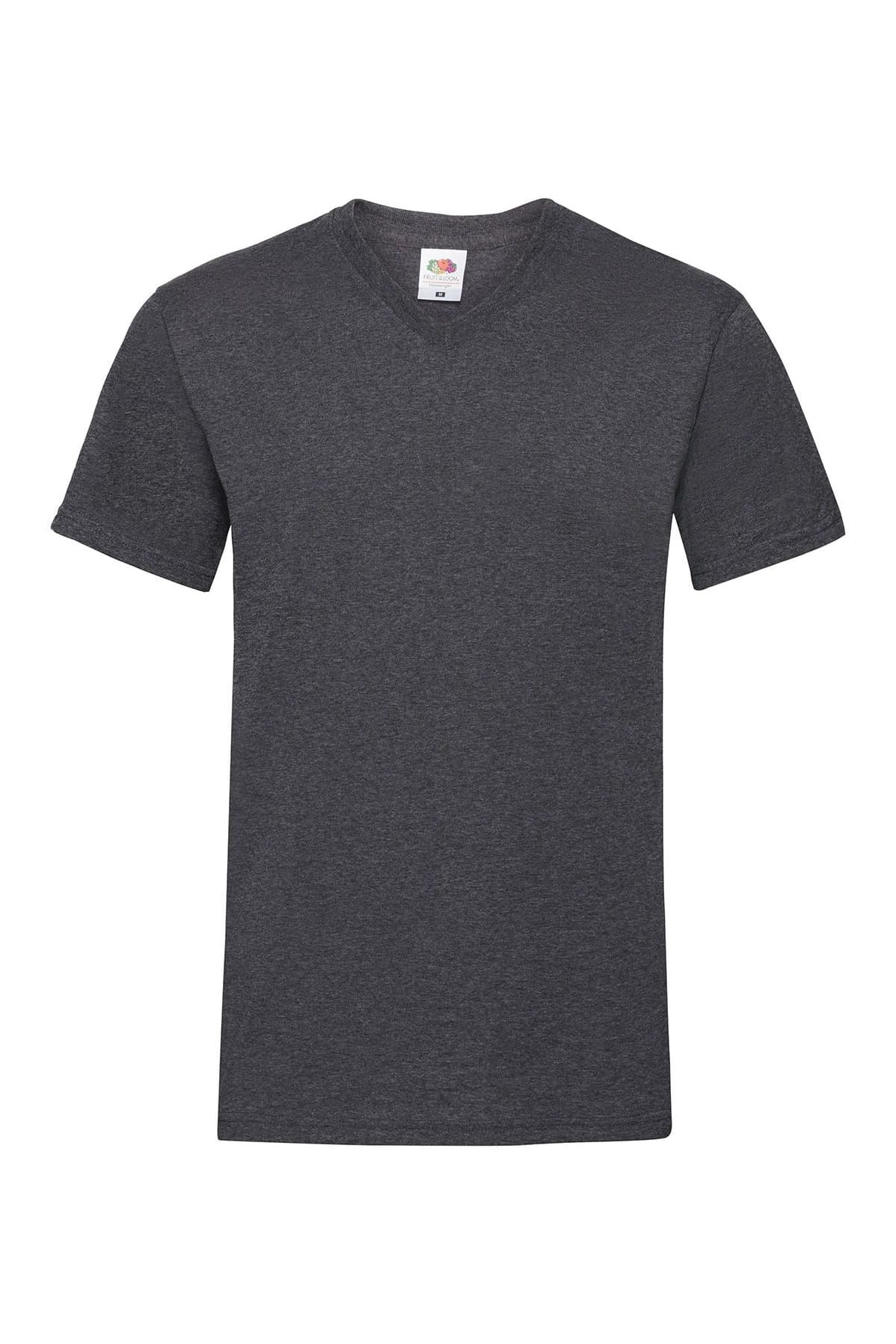 T-Shirt Fruit of the Loom Valueweight scollo a V 165 gr.