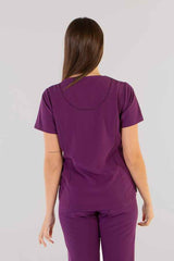 Casacca donna microstretch scollo V 3-Pockets Rosalia