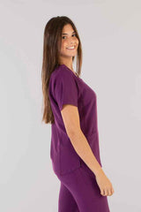 Casacca donna microstretch scollo V 3-Pockets Rosalia