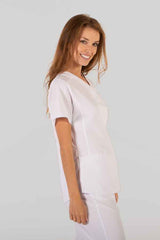 Casacca donna microstretch scollo V 3-Pockets Rosalia
