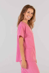 Casacca donna microstretch scollo V 3-Pockets Rosalia