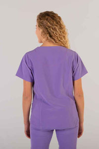 Casacca donna microstretch scollo V 3-Pockets Rosalia