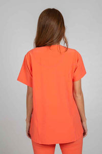 Casacca donna microstretch scollo V 3-Pockets Rosalia