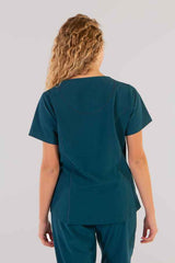 Casacca donna microstretch scollo V 3-Pockets Rosalia