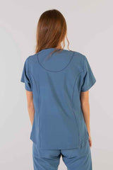 Casacca donna microstretch scollo V 3-Pockets Rosalia