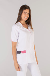 Casacca donna microfibra scollo V 2-Pockets Cris