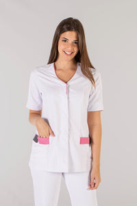 Casacca donna microfibra scollo V 2-Pockets Cris