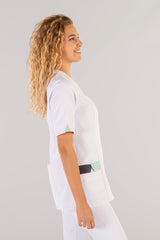 Casacca donna microfibra scollo V 2-Pockets Cris