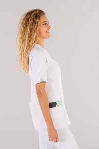 Casacca donna microfibra scollo V 2-Pockets Cris