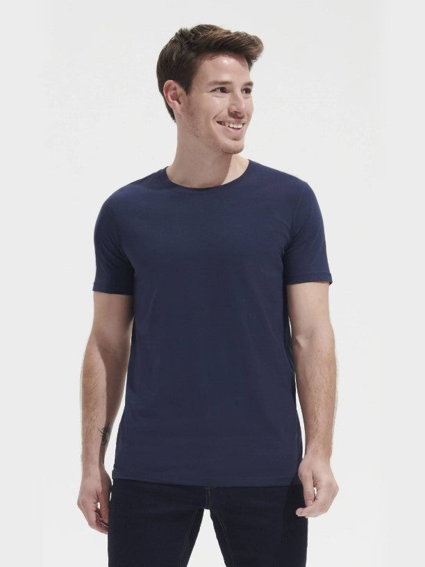 T-shirt uomo slim cotone stretch Millenium 190 gr