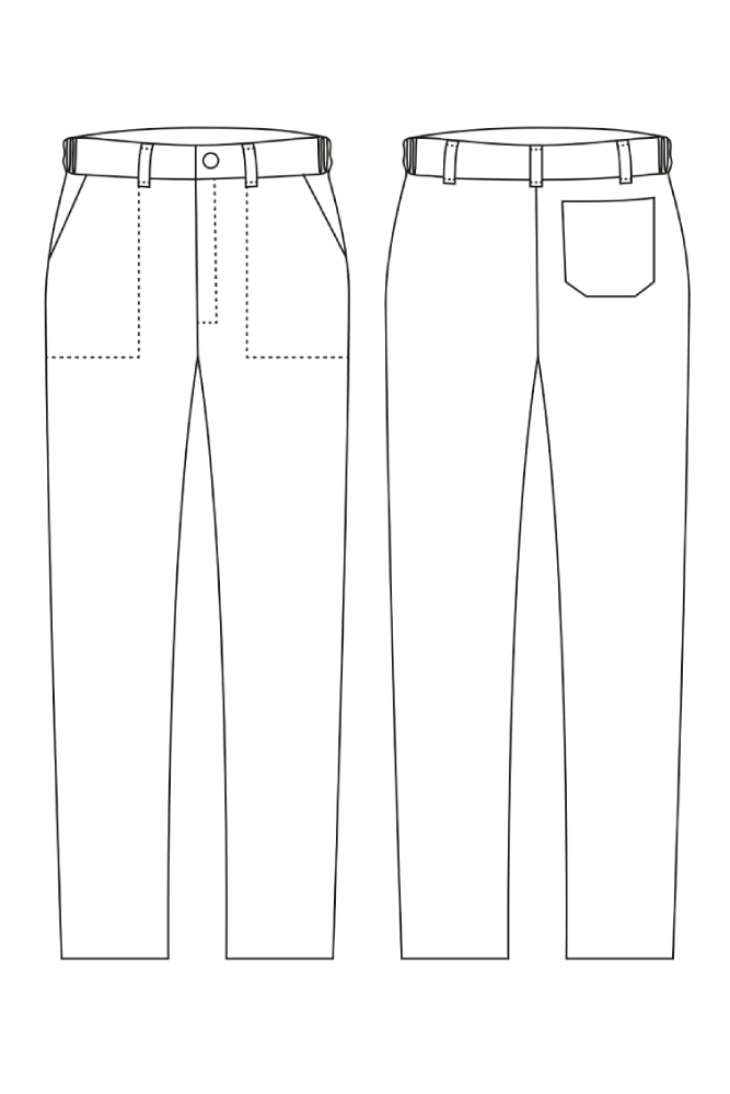 Pantaloni uomo slim cotton 3-Pockets Slim Fit