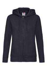 Felpa donna Fruit of the Loom con cappuccio e zip intera 280 gr